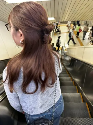 セミロング カラー 着付け/ヘアセット/ 韓国/髪質改善/夏美のその他イメージ