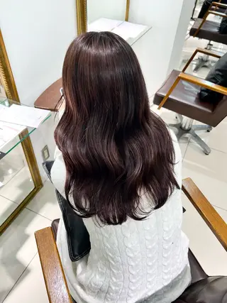 ロング カラー ハイトーンカラー 🤍🫧 長井 律のヘアスタイル