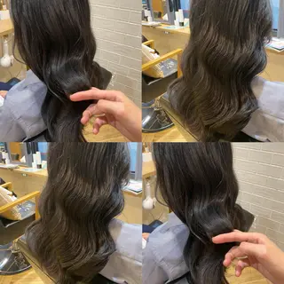 ロング カラー 艶カラー/韓国顔周り 🎀mamiのヘアスタイル