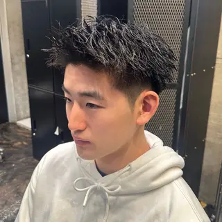 ショート パーマ メンズ ツイスパ/メンズ パーマ/歩夢のヘアスタイル