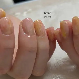 ショート ショートネイル. Home sweetのネイルデザイン