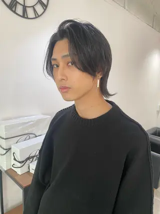 メンズ ちばた/レイヤー 似合わせ/大阪中津のヘアスタイル