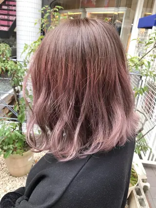セミロング カラー パーマ ヘアアレンジ メンズ キッズ ネイル マツエク・マツパ サロウィン柏所属・神山 昌子のヘアスタイル