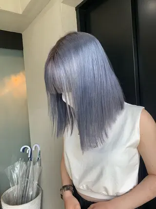 セミロング カラー レイヤー/透明感 カラー🌿KANTAのヘアスタイル