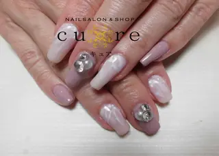 ミディアム ネイル ネイルサロン Cureのネイルデザイン