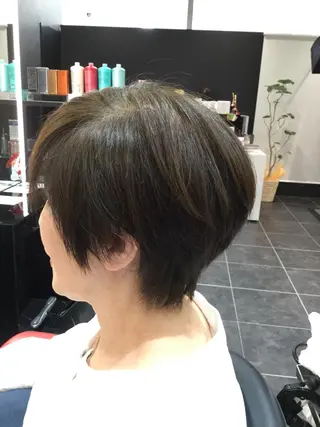 ショート カラー Annon プライベートサロンのヘアスタイル