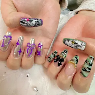 ネイル nail salon e'mu💐のネイルデザイン