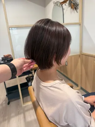 ショート 池村美月 @透明感カラーのヘアスタイル