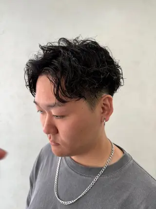 ショート 柏/シャドウパーマ/ ナチュラル/颯寿のヘアスタイル