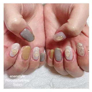 ショート ネイル 👑enen style👑のネイルデザイン