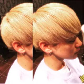 ショート カラー メンズ 河上 雅俊のヘアスタイル