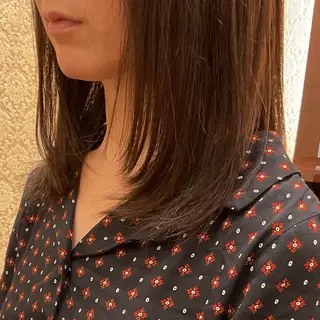 ミディアム 齋藤 若菜のヘアスタイル