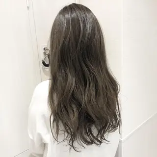 ロング カラー ショート/ボブ/ 白髪ぼかし/しんやのヘアスタイル