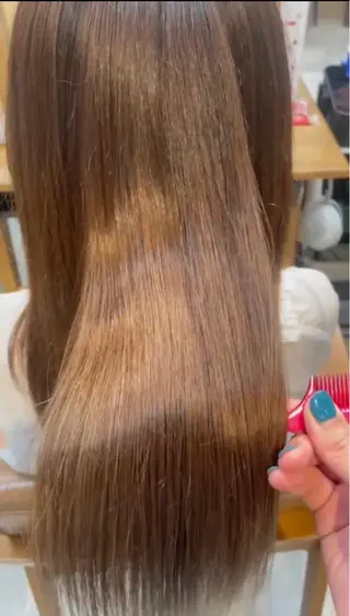 セミロング のがわ かえのヘアスタイル