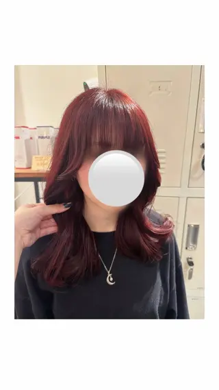 セミロング カラー 優乃 ❄️のヘアスタイル