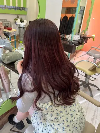 ロング カラー gem所属・榎本 凪沙のヘアスタイル