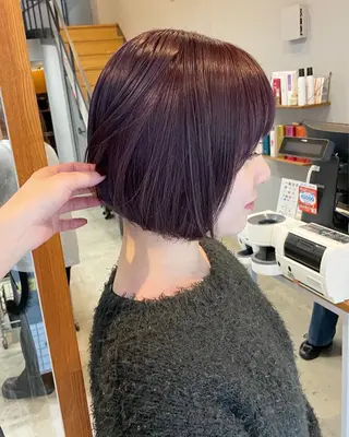 ショート カラー uno rioのヘアスタイル