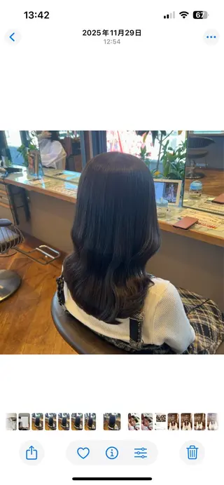 ミディアム カラー 梅田/カラーモデル/ midukiのヘアスタイル