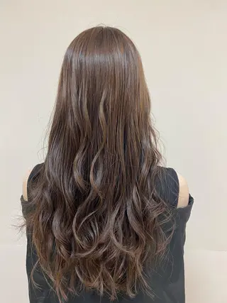 セミロング カラー 🌈haru🌻 藤沢ハイトーン🌈のヘアスタイル