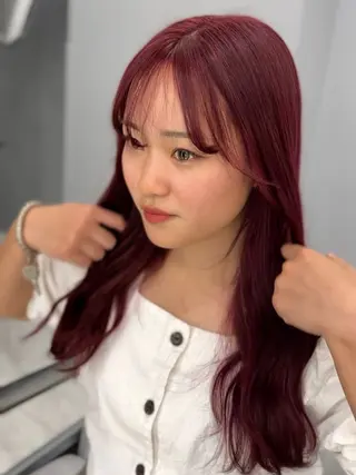 ロング カラー 最高級髪質改善🥇 小玉美菜のヘアスタイル