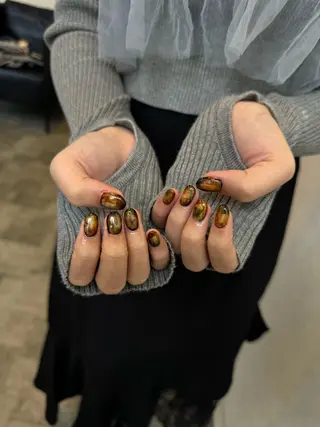 ネイル GRANDE大須 Cecil💜のネイルデザイン