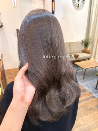 ロング Belle 並木通り店所属・rena/ パーマ/カラーのヘアスタイル