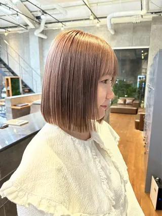 ミディアム カラー 柔らかいcolor 🌿harukaのヘアスタイル