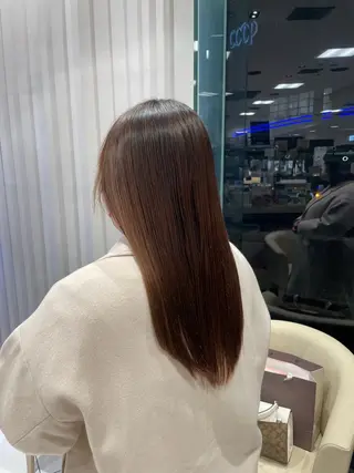 ロング カラー クロスパーマ/うる艶 カラー/Kurumiのヘアスタイル