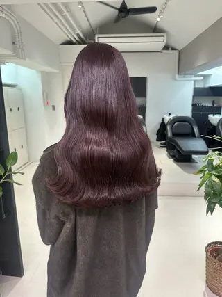 ロング カラー REINA☁️透明感 カラー/ぷつっと♡のヘアスタイル