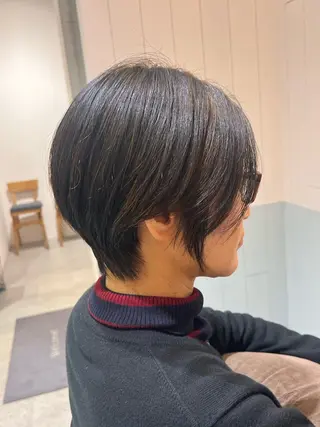 ショート calm by Re:berta所属・サラツヤ美髪矯正✨️ 平木亜美‪のヘアスタイル