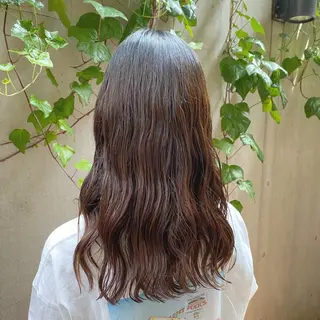 セミロング 大人可愛い♡コテ巻き パーマ🌼杉田 萌恵のヘアスタイル