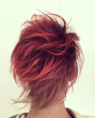 ショート カラー パーマ 天王寺区🌟大好評店 malcカット◎矯正のヘアスタイル