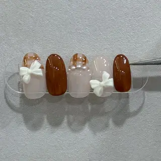 ネイル 韓国ネイル/ワンホン ネイル🎀表参道3分のネイルデザイン