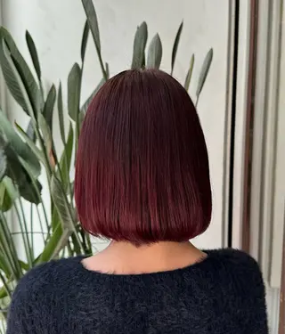 ミディアム カラー 🍎暖色カラーで大人 可愛く🍒齋藤すみれのヘアスタイル