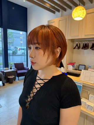 ショート カラー ショート/ボブ 似合わせ/中原のヘアスタイル