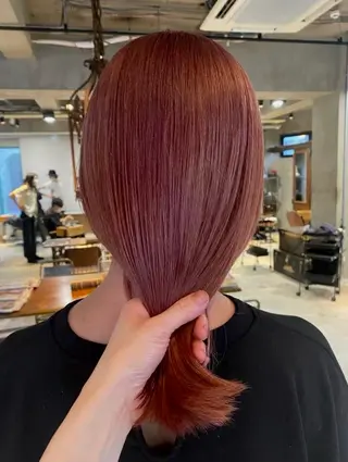 ミディアム カラー 🦋韓国/暖色カラー RENA🦋のヘアスタイル