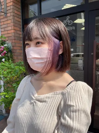 カラー Vyuha ビューハのヘアスタイル