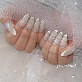 ネイル momo 長さだしのネイルデザイン