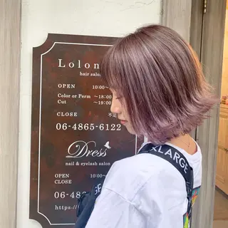 ショート カラー パーマ ヘアアレンジ 韓国♡ワンホン系 ♡YURIのヘアスタイル