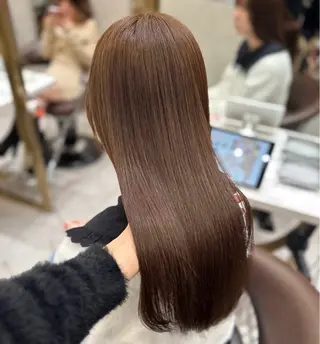 ロング 🎀透明感ブラウ ンshizuka🎀のヘアスタイル