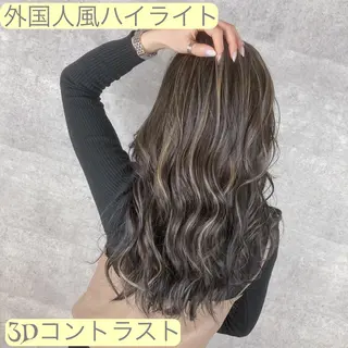 ロング アンダーバーホワイト_WHITE所属・_WHITE芝本 賢吾【天王寺店】のヘアスタイル