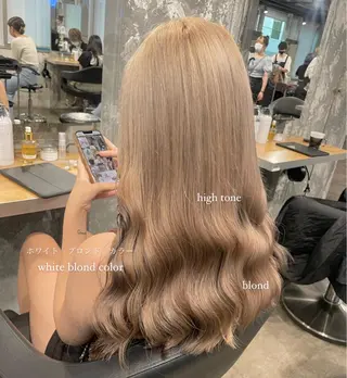 ロング カラー パーマ ヘアアレンジ メンズ キッズ ネイル マツエク・マツパ アイブロウ 透明感カラー・レイヤ ー🎀amika🎀のヘアスタイル