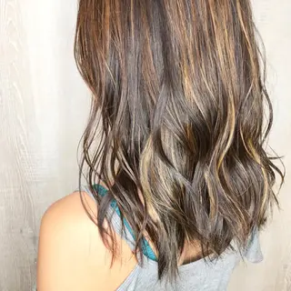 セミロング カラー Oasis所属・🦋Oasis RINA 🦋のヘアスタイル