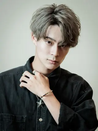 ショート カラー メンズ メンズパーマ/心斎橋 /四ツ橋駅/しょうまのヘアスタイル