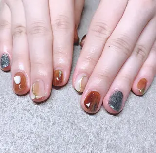 カラー ネイル Cozy_ ilumのネイルデザイン