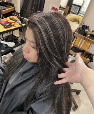 セミロング カラー ROBIN所属・指名数No.1 /NAOYAのヘアスタイル