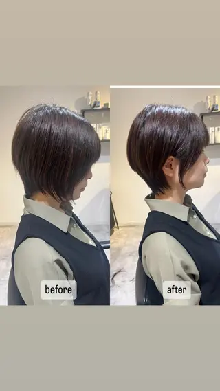 ショート Femme by AVANCE所属・玉川 沙希のヘアスタイル