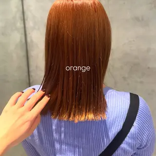 カラー 暖色/ブリーチカラー 🍊 yu-na.のヘアスタイル