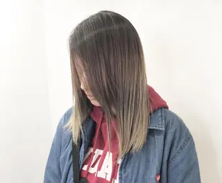 ロング カラー TATSUYA アートディレクターのヘアスタイル