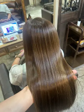 ロング カラー 小澤 一稀のヘアスタイル